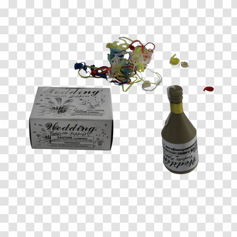 Wedding Champagne Bottle Confetti Popper Party Favor Gift - Wine Transparent PNG