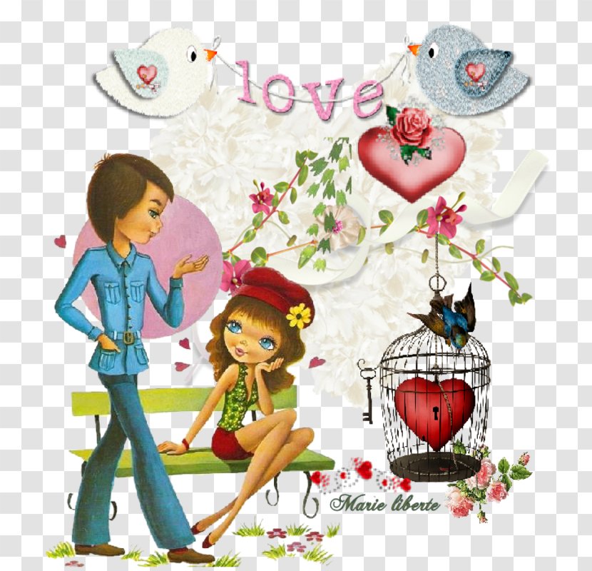 Love Cartoon Clip Art - Romance - Couple Transparent PNG
