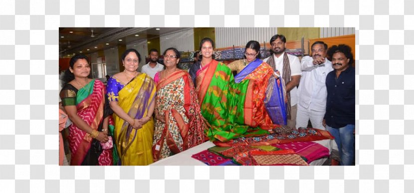 Bhoodan Pochampally Sari Textile Saree Ikat - Cartoon - Indian Transparent PNG