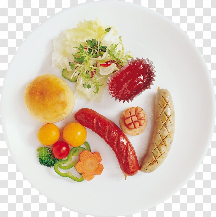 Ham Breakfast Food Sausage - Garnish Transparent PNG