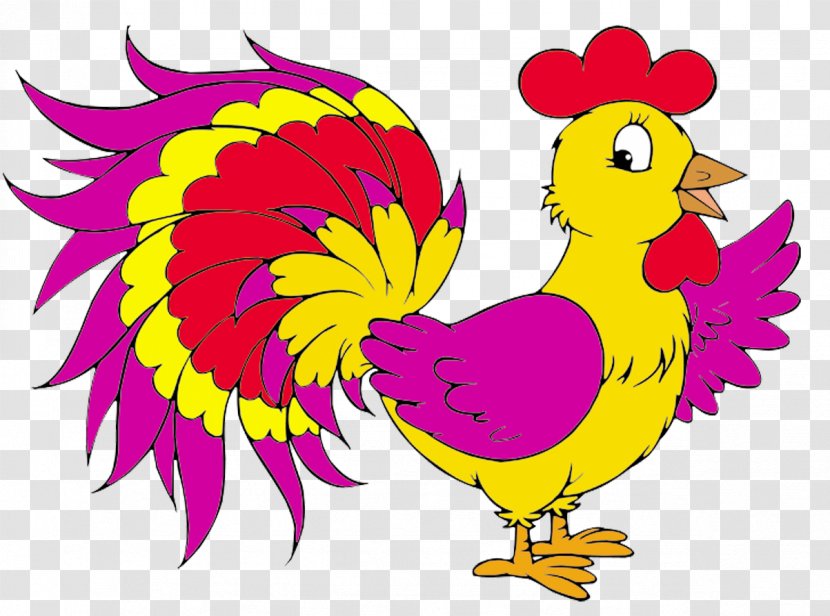 Chicken Rooster Bantam Idea Clip Art - Cock Transparent PNG
