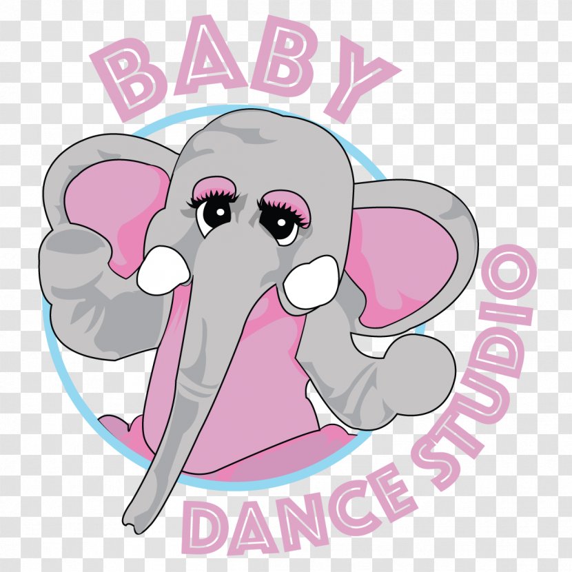 Indian Elephant Dance Studio Bar - Frame - Logo Baby Transparent PNG