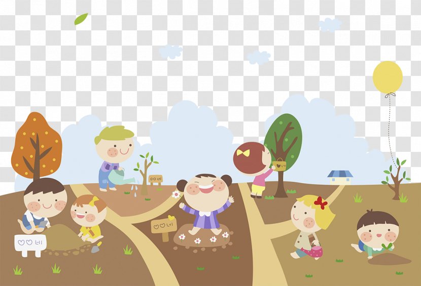 Cartoon Photography Illustration - Video - Flowers Kids Illustrations Transparent PNG