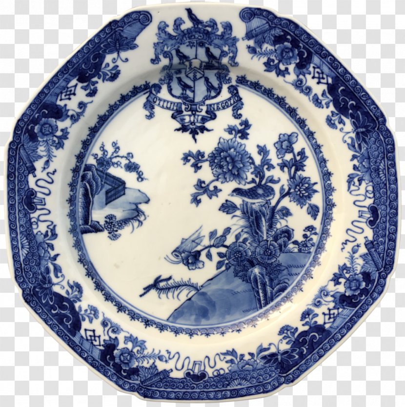 Tableware Platter Plate Porcelain Blue And White Pottery - Cobalt - Qian Transparent PNG