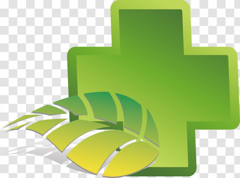Medicine Health Care Logo - Green - Medical Mark Transparent PNG