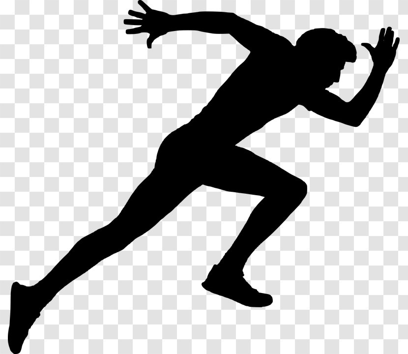 Sprint Silhouette Running Sport - Heart - Person Transparent PNG
