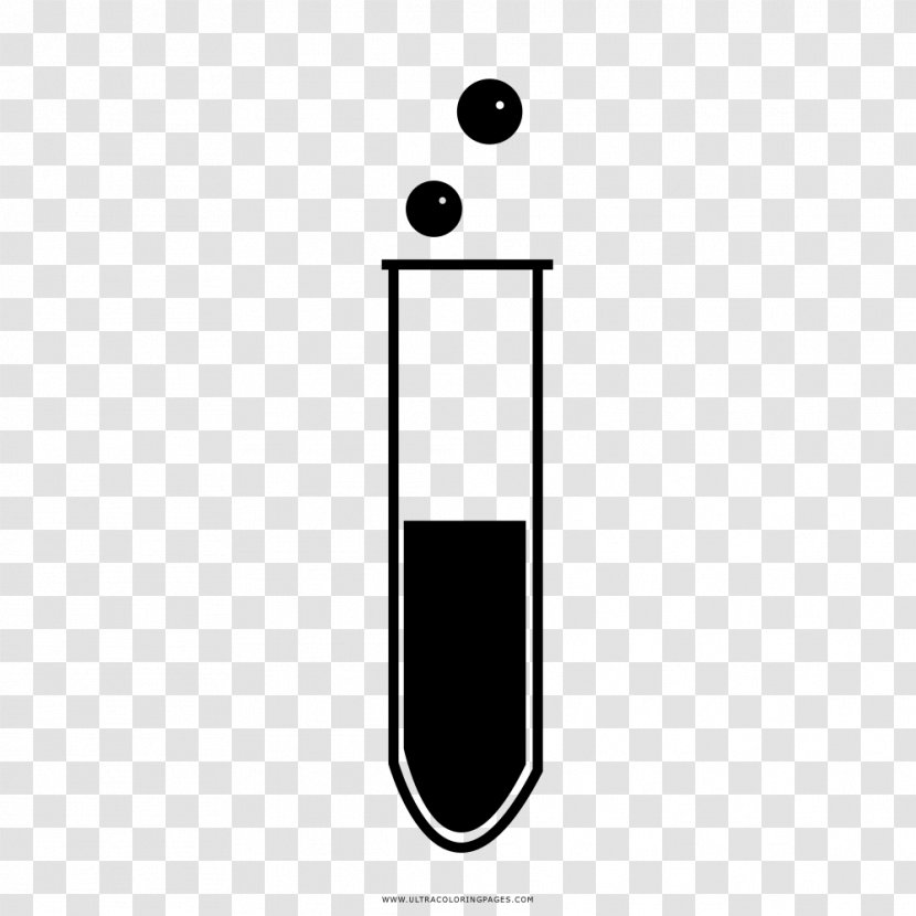 Drawing Test Tubes Coloring Book Laboratory Ausmalbild - Art - Tubo Transparent PNG