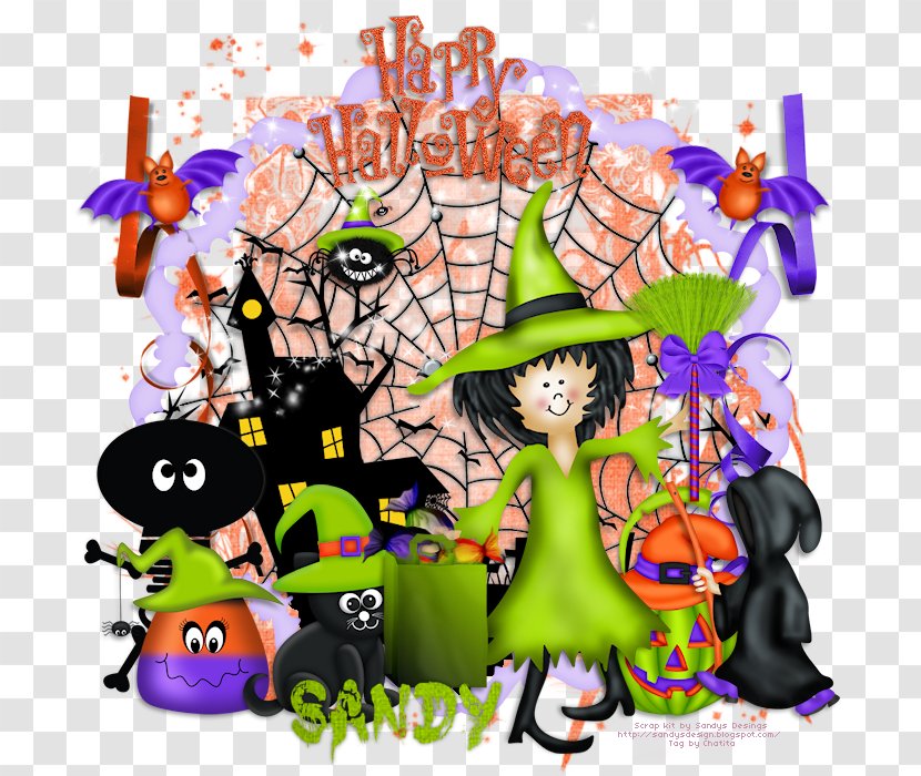 Graphic Design Character Cartoon Clip Art - Halloween Night Transparent PNG