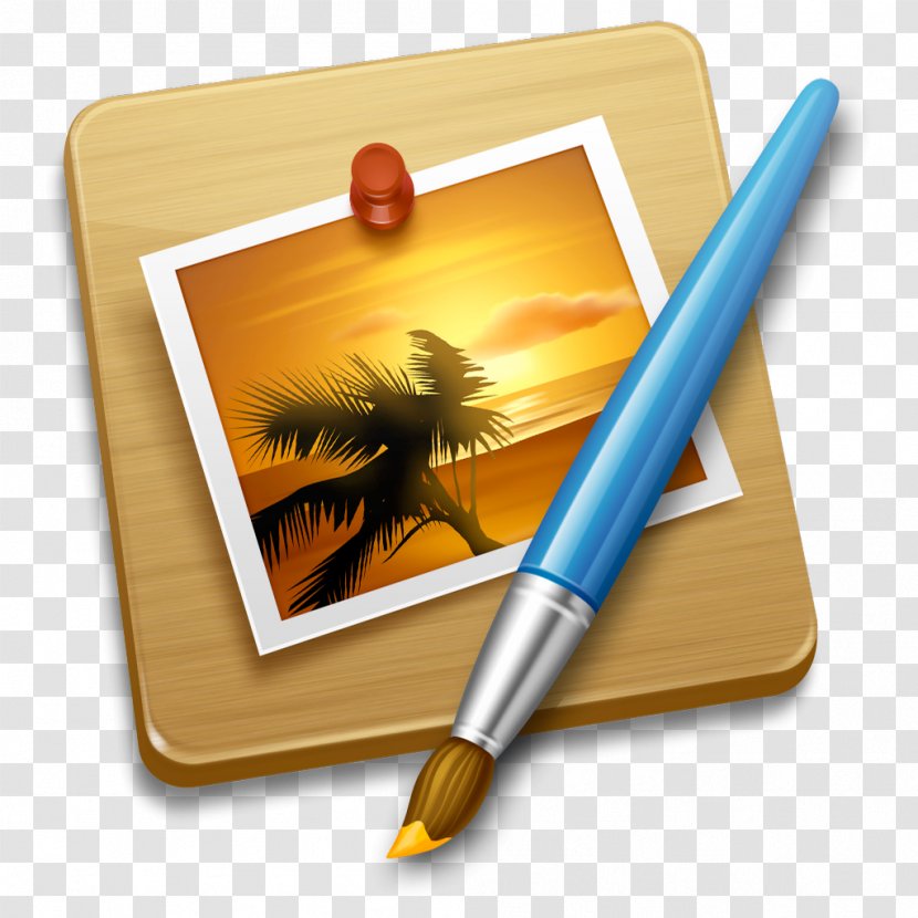 Pixelmator Image Editing MacOS Apple - Yellow - Macbook Transparent PNG