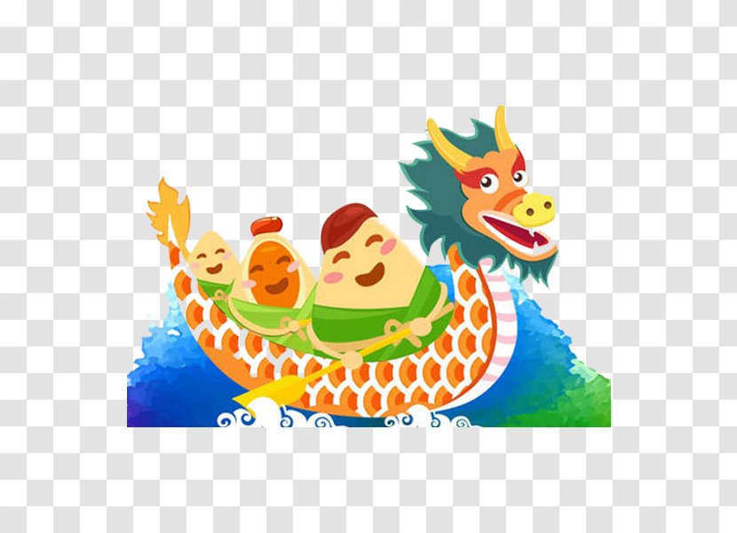 Zongzi Dragon Boat Festival Bateau-dragon Cartoon - Art - Dumplings Transparent PNG