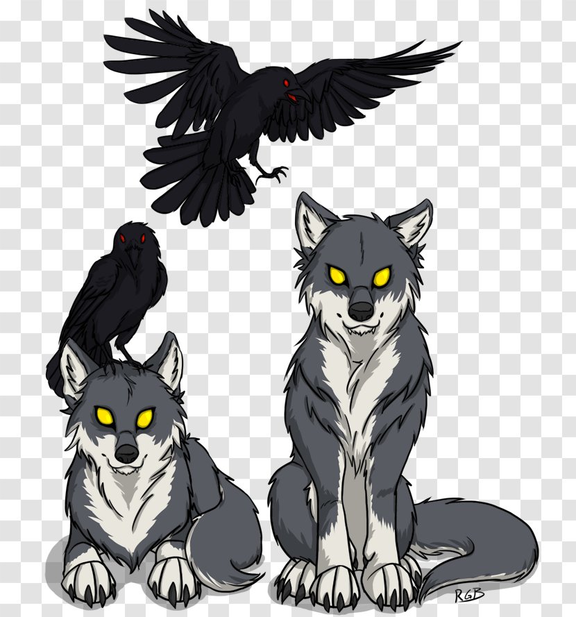 Werewolf Gray Wolf Cartoon Wildlife - Wing Transparent PNG