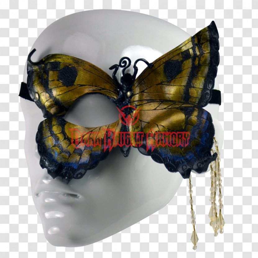 Mask Clothing Accessories Costume Leather Hat - Moths And Butterflies Transparent PNG