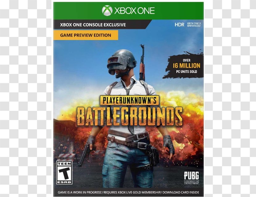 PlayerUnknown's Battlegrounds Xbox One X Video Games Microsoft S - Playerunknown's Logo Transparent PNG