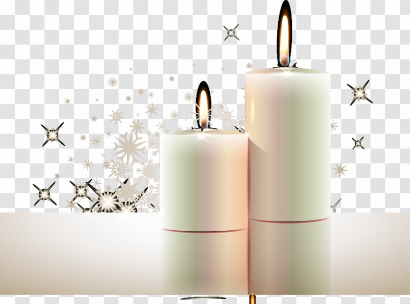 Candle Fire - Drawing - Lighted Candles Vector Material Transparent PNG
