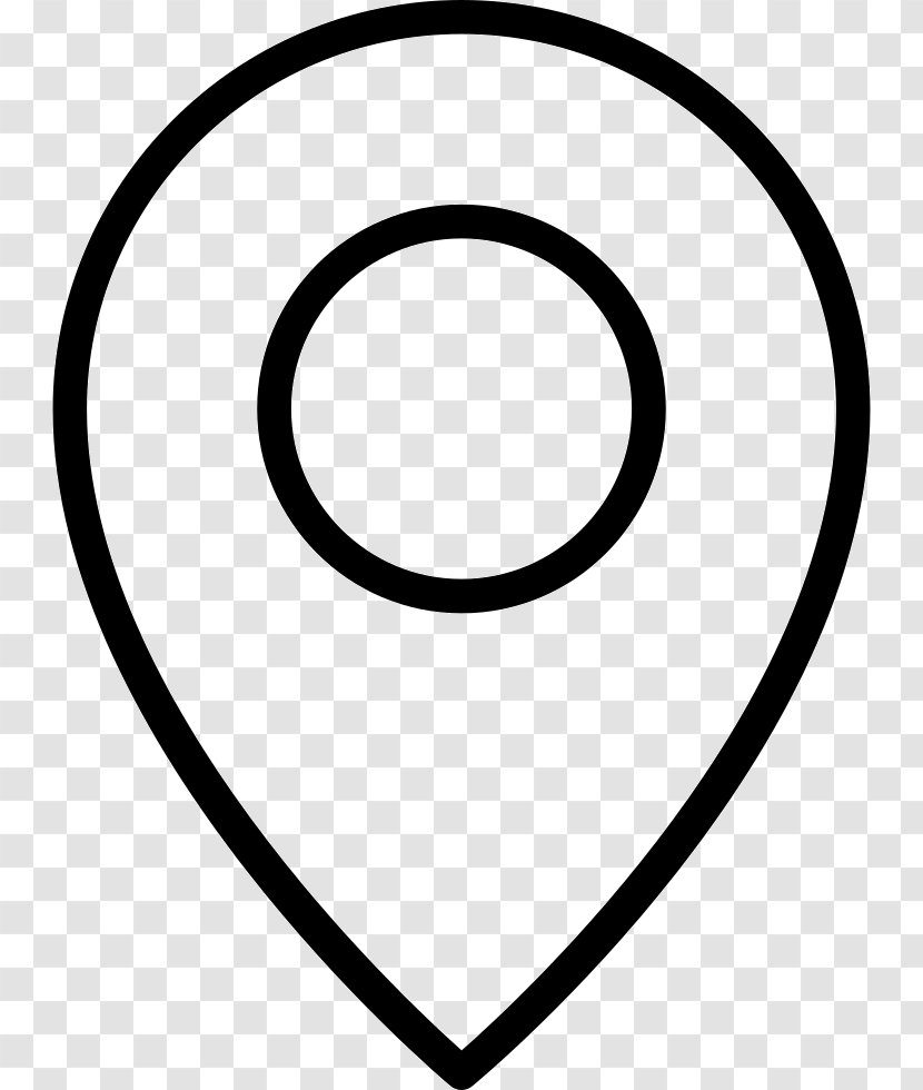 Clip Art - Black And White - Map Transparent PNG