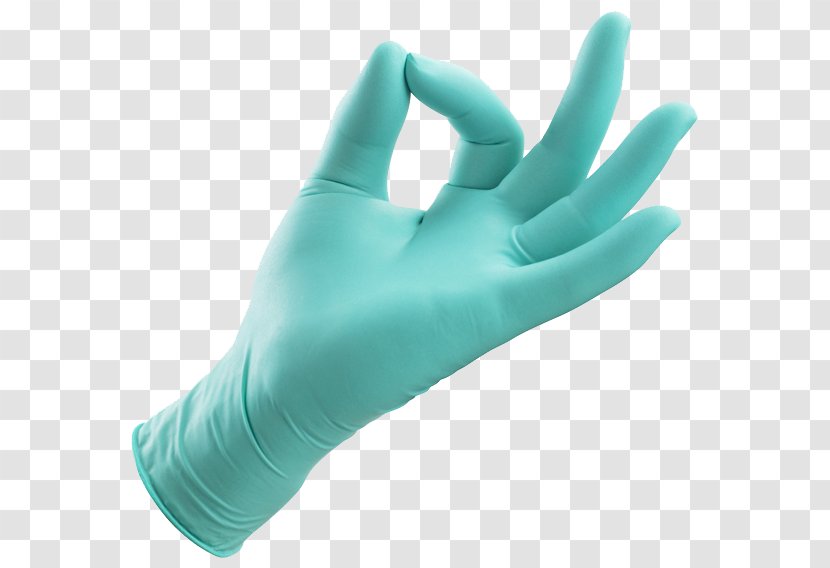 Medical Glove Neoprene Latex Hand Transparent PNG
