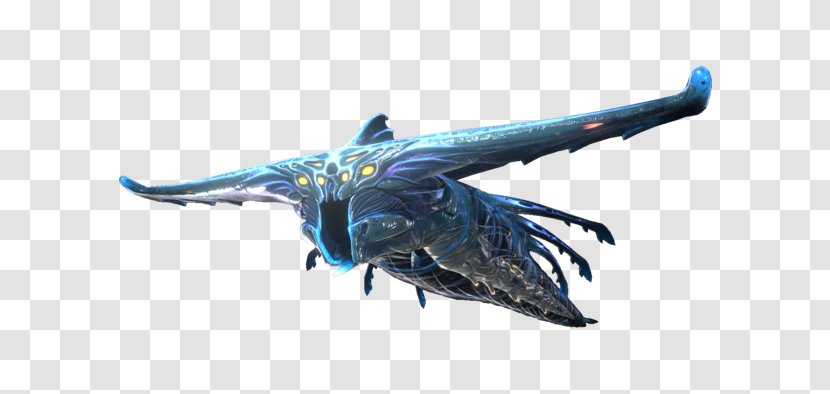 Subnautica Leviathan Legendary Creature Dragon Game - Wing - Ghost Rider Transparent Transparent PNG