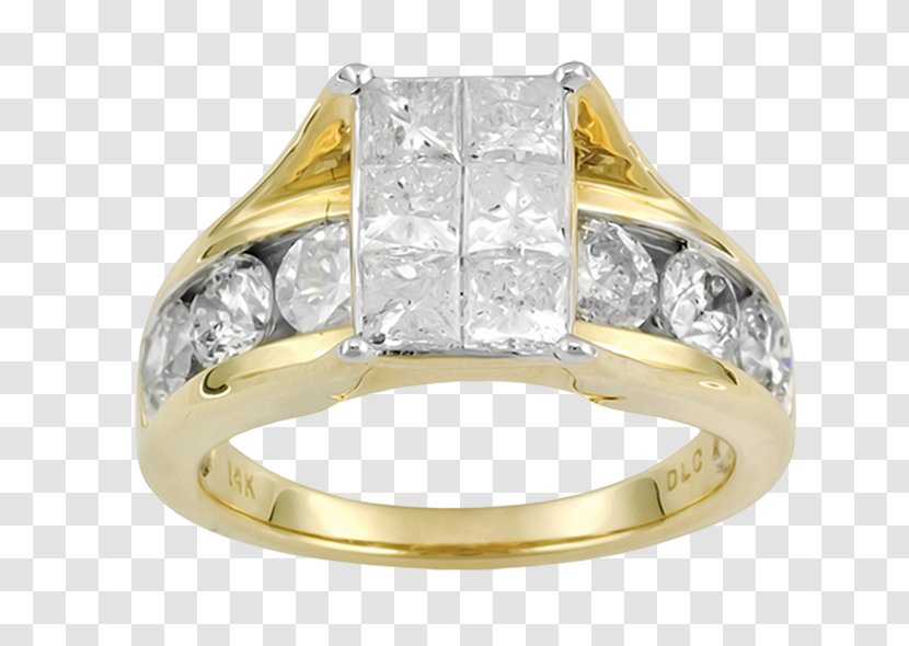 Wedding Ring Gold - Yellow - Free Buckle Decorative Material Transparent PNG