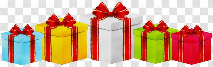 Christmas Gift Drawing - Wrapping - Rectangle Paper Transparent PNG