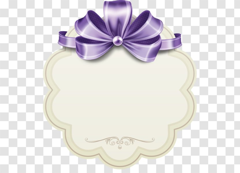 Ribbons Vintage - Purple - Wedding Ceremony Supply Transparent PNG