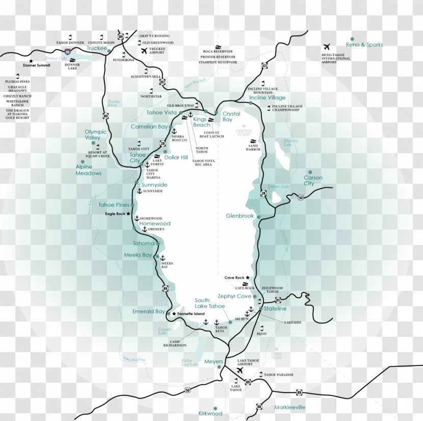Line Point Water Map - Animal Transparent PNG