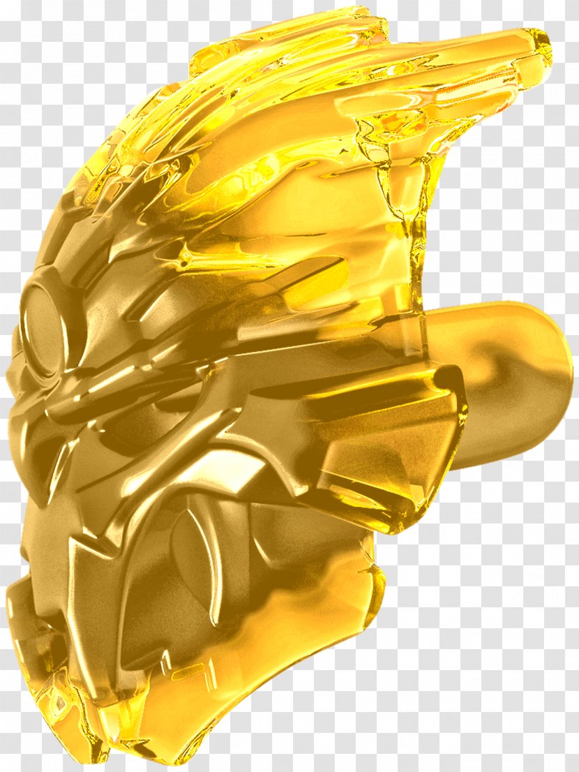 Bionicle: The Game Toa Mask LEGO - Yellow Transparent PNG