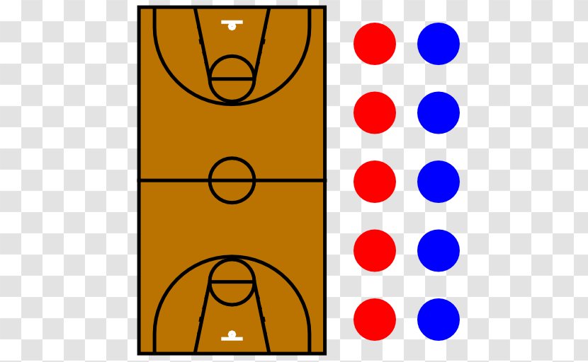 NBA Basketball Court Vector Graphics Image - Parallel - Backetball Map Transparent PNG