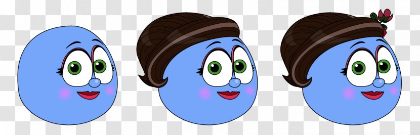 Madame Blueberry Art Bangs - Cartoon - Veggietales Transparent PNG