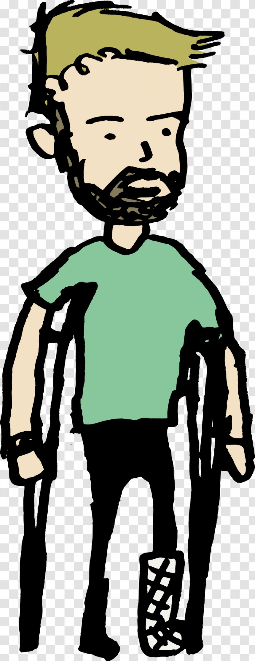 Man In Cast Royalty-free Clip Art - Fat Transparent PNG