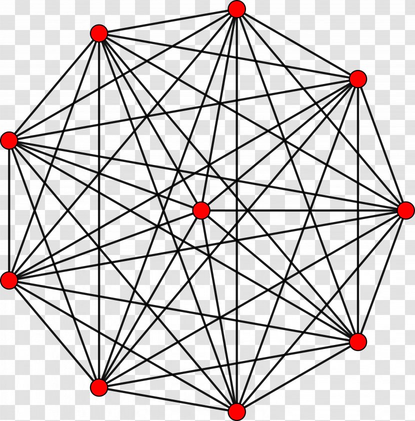 Triangle Nonagon Mathematics Complete Graph - Area - Angle Transparent PNG