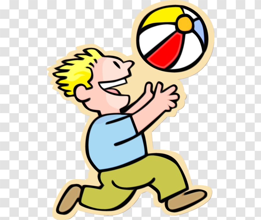 Clip Art Cartoon Throwing A Ball Playing Sports Finger - Cheek - Thumb Happy Transparent PNG