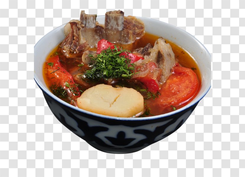 Chorba Uzbek Cuisine Noodle Soup Dolma Middle Eastern - Curry Transparent PNG