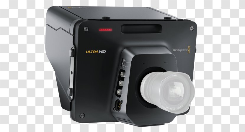 Blackmagic URSA Design 4K Resolution Cinema Camera Studio - 4k Transparent PNG
