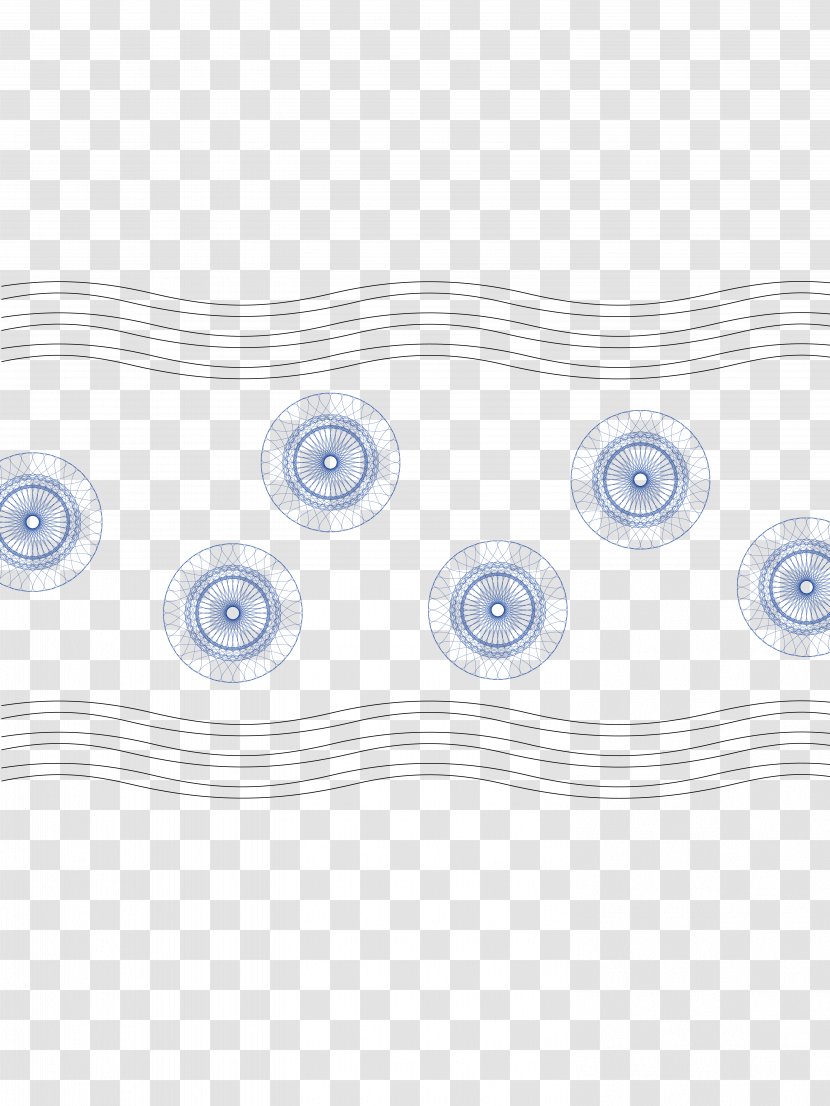 Pattern - Textile - Circles Transparent PNG