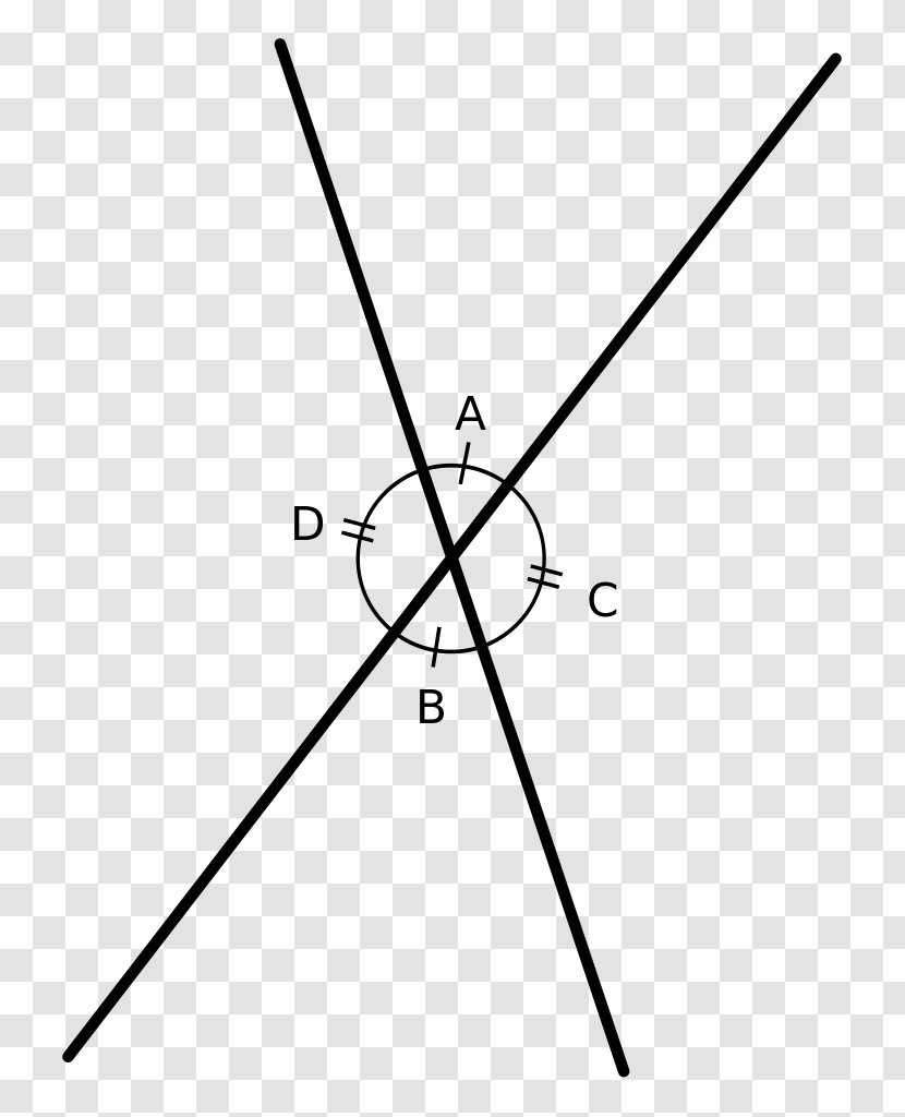 Vertical Angles Adjacent Angle Line Transversal - Triangle - Various Transparent PNG