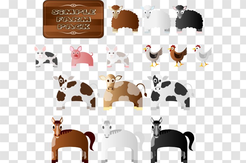 Cattle Livestock Horse Clip Art - Sheep Transparent PNG