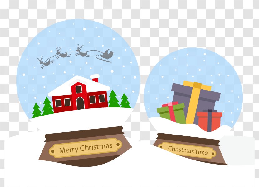 Snow Globe Winter Crystal - Ball On The Transparent PNG