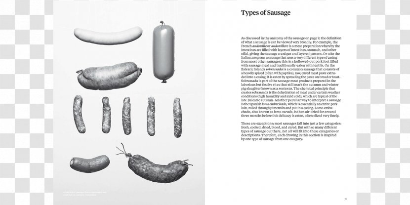 The Sausage Of Future Meat It's Nice That Ltd Making - Black And White Transparent PNG