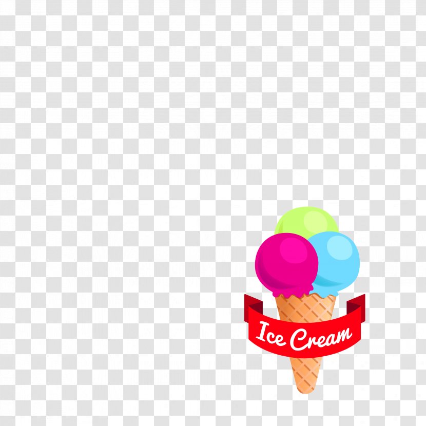 Ice Cream Euclidean Vector Food - Floating Cones Transparent PNG