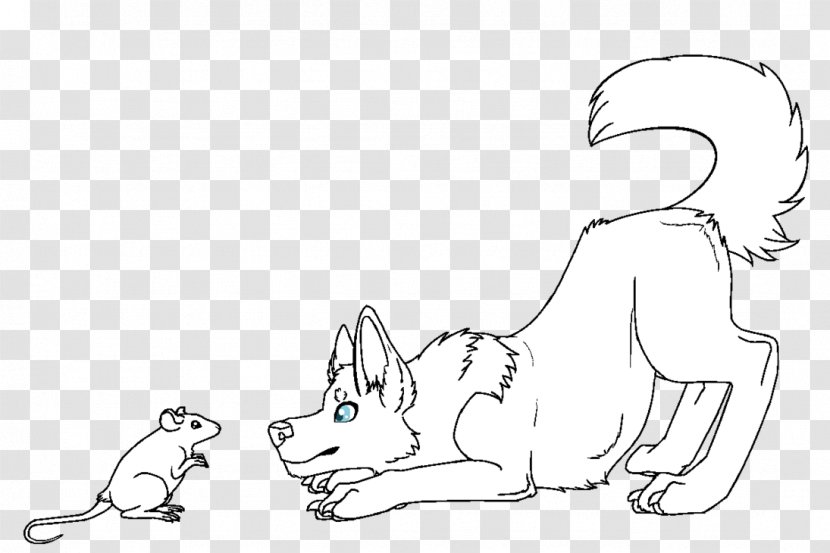 Dog Puppy Drawing Cat Canidae - Flower - Rat & Mouse Transparent PNG