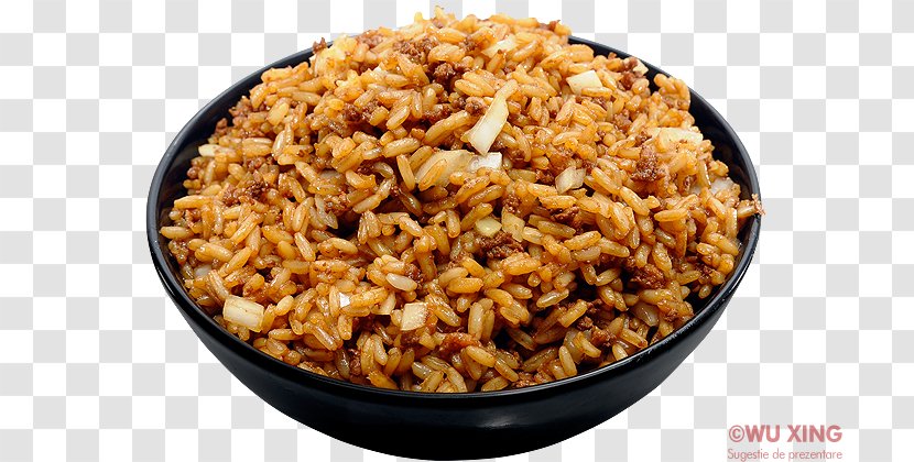 Fried Rice Pilaf Mujaddara Spanish Cuisine Of The United States - Asian Food - Wu Xing Transparent PNG