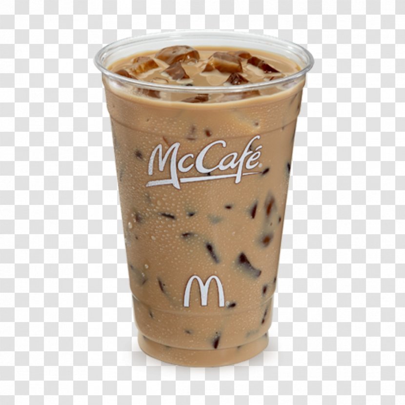 Iced Coffee Cafe Caffè Mocha McDonald's - Milkshake Transparent PNG