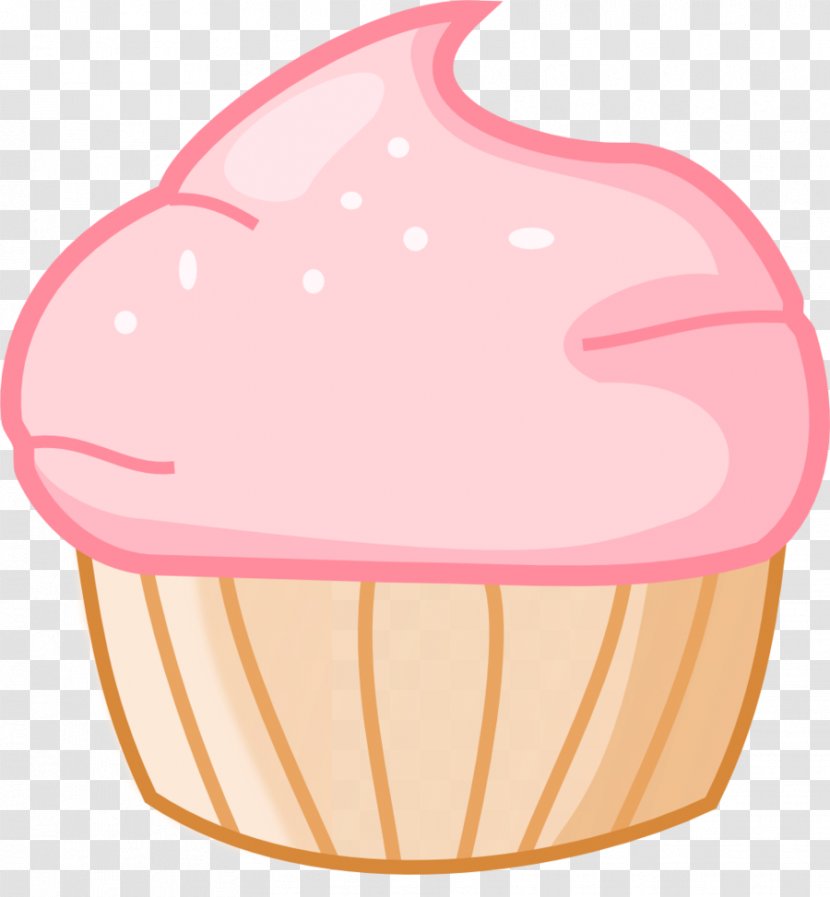 Cupcake Donuts Fruitcake - Peach - PINK CAKE Transparent PNG