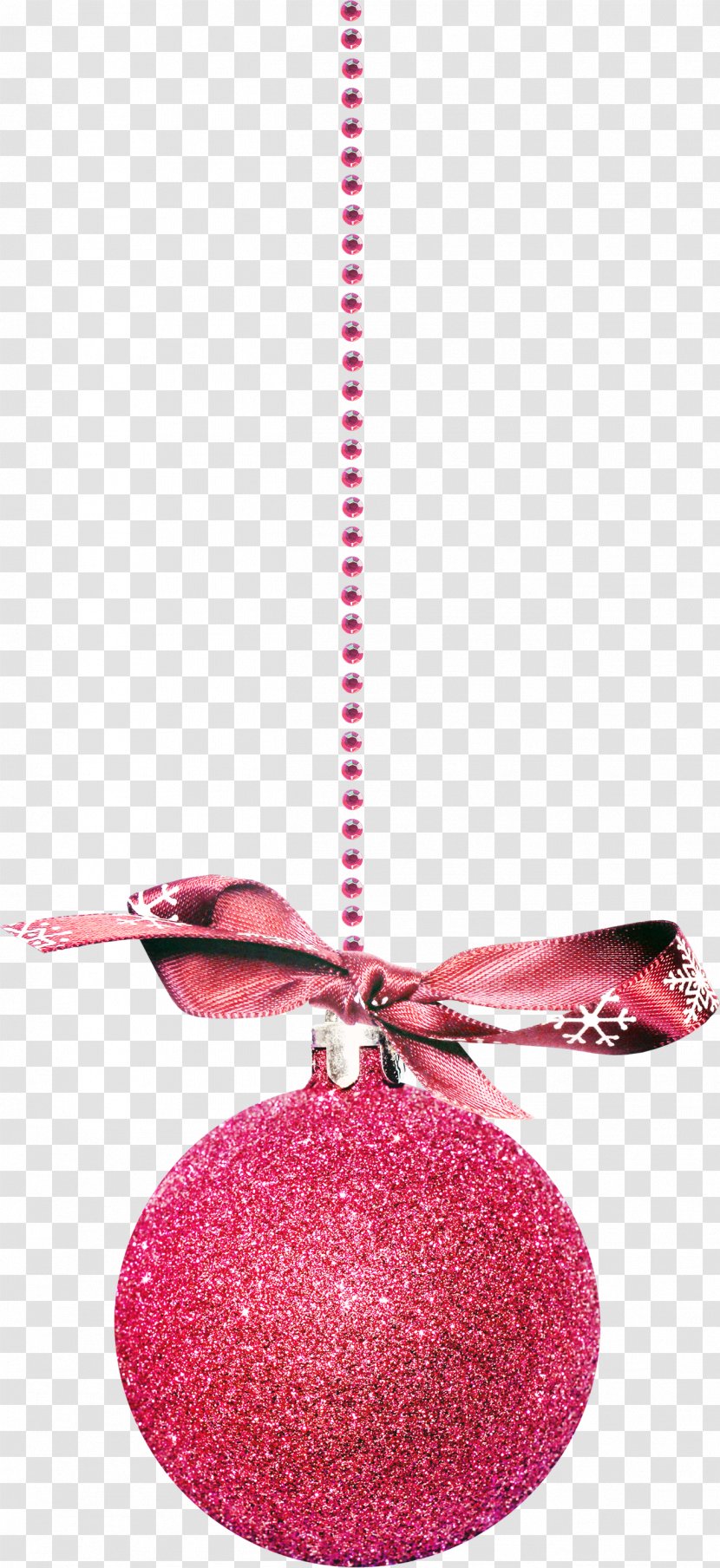 Christmas Ornament Pink Ball Clip Art - 35 Transparent PNG