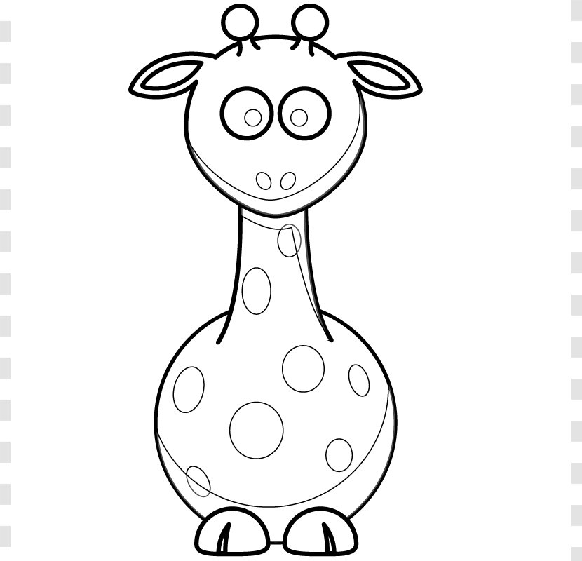 Giraffe Giant Panda Cuteness Clip Art - Cute Baby Cartoon Transparent PNG