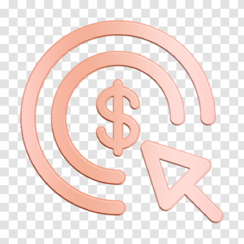 Minimal Ecommerce Icon Money Icon Pay Per Click Icon Transparent PNG
