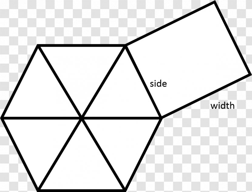 Hexagon Equilateral Triangle Regular Polygon Mathematics - Shape Transparent PNG