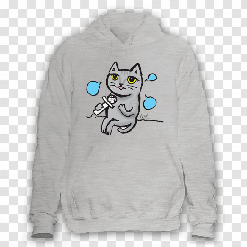 Hoodie Cat T-shirt Bluza 毛毛聊工作室 - Tshirt Transparent PNG