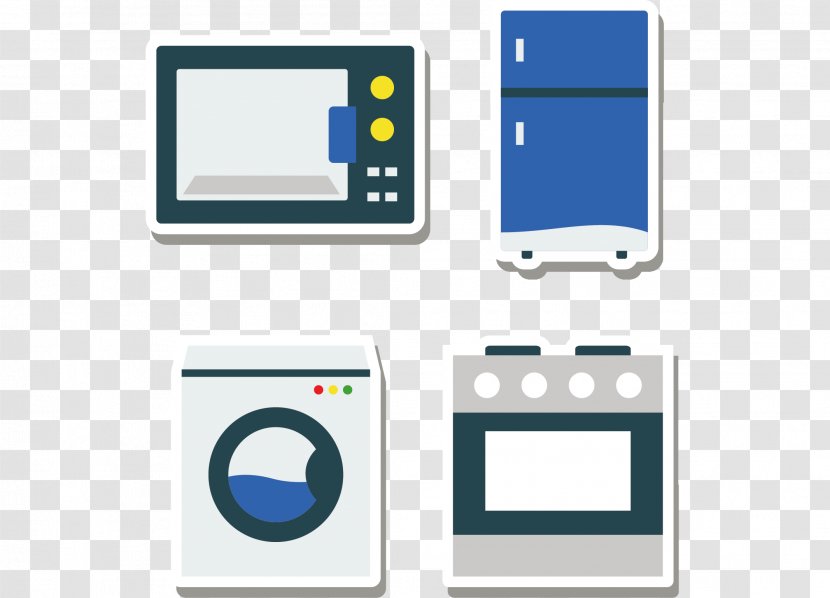 Home Appliance Refrigerator Haier Washing Machine Kitchen - Stove Transparent PNG