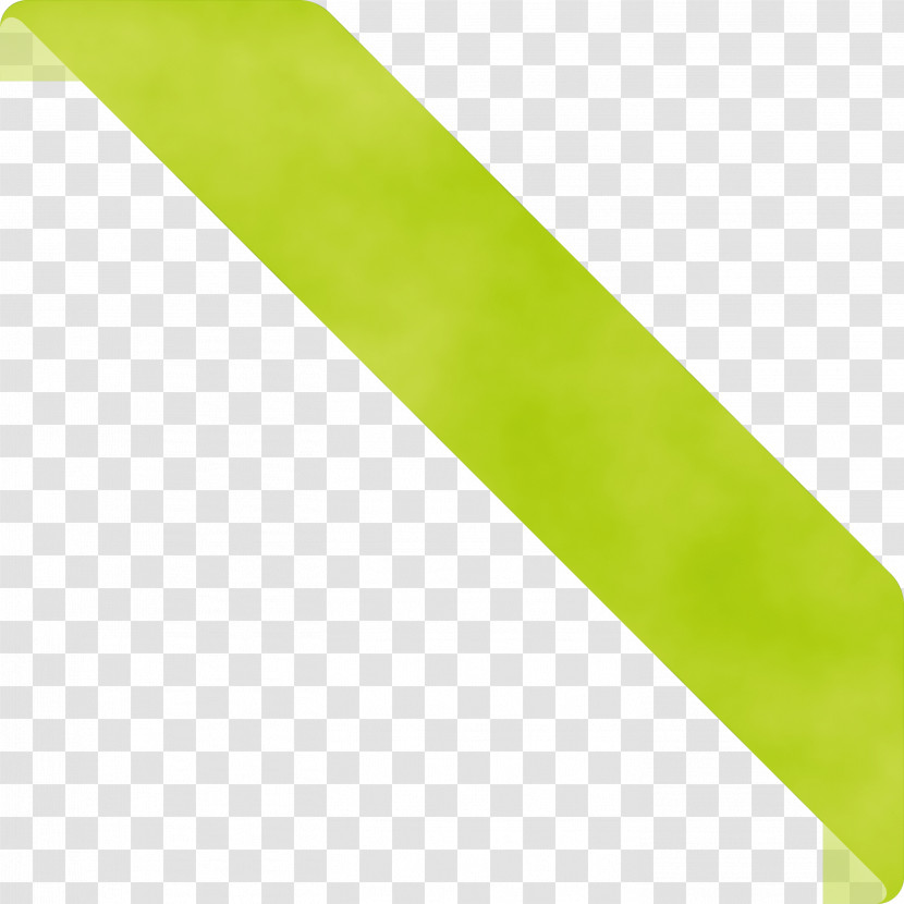 Green Yellow Line Transparent PNG